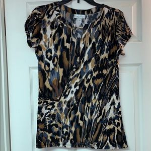 Cheetah Dressbarn Top